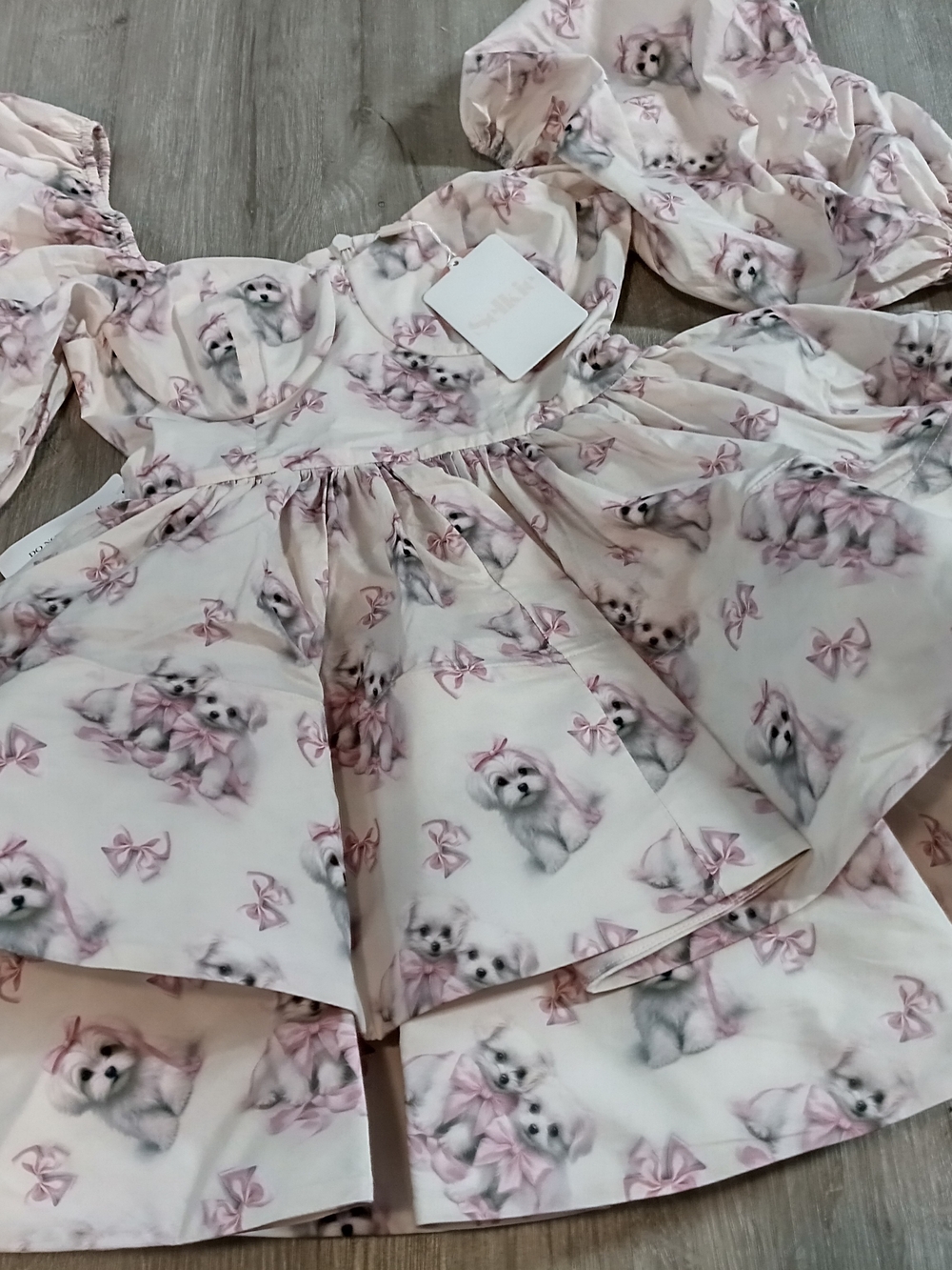 Selkie Puppy Dog Puffy Mini Dress